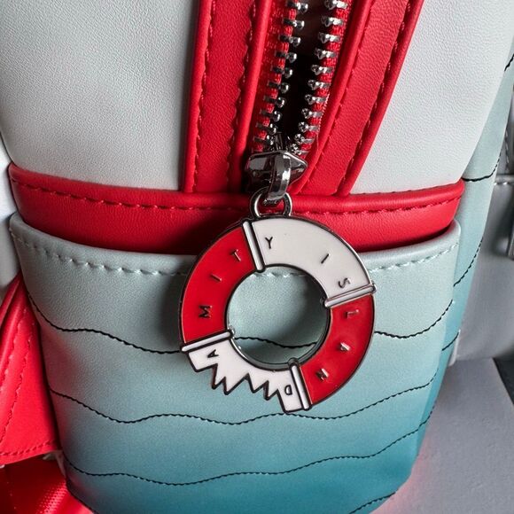 Loungefly Jaws Shark Mini Backpack NWT - Picture 5 of 7